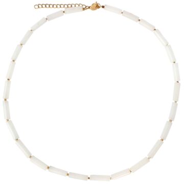 Collier Jade blanc