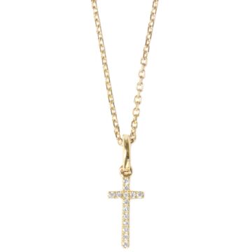 Collier croix diamants blancs Collier croix diamants blancs