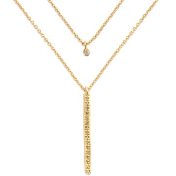 Collier Double diamants
