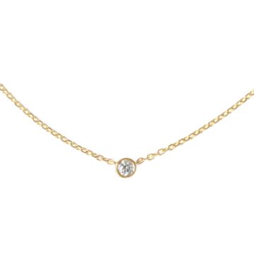  Collier or et diamant | Collier fin or femme 