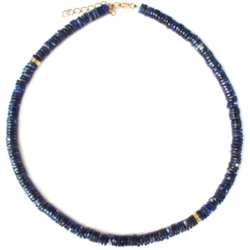 Collier Sodalites et doré 