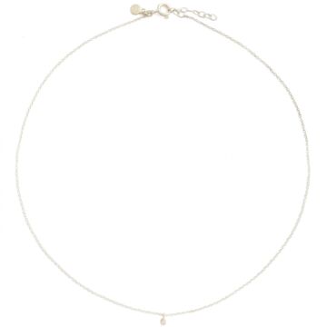 Ras de cou diamant en argent