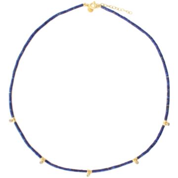 Ras de cou lapis lazuli et diamants