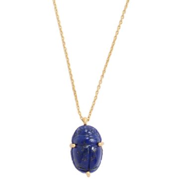 Collier Scarabée Lapis Lazuli