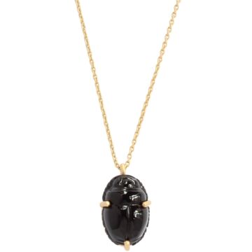 Collier Scarabée Onyx