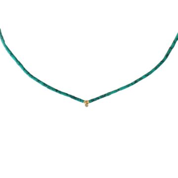 Collier turquoise et diamant