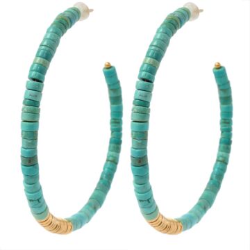 Créoles Turquoises d'Arizona et doré