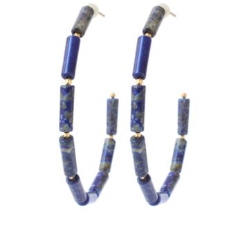 Créoles Lapis Lazuli