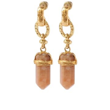 Boucles d'oreilles Aventura Calcite rose