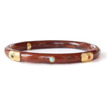 Bracelet Caftan Meknes Brique