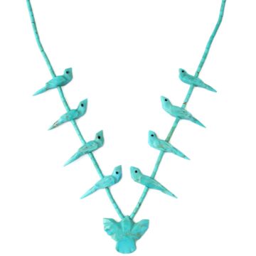 Collier Fétiches Turquoise 