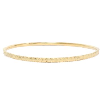 Bracelet jonc plaqué or | bracelet fin doré