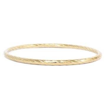 Bracelet Jonc plaqué or | bracelet doré femme