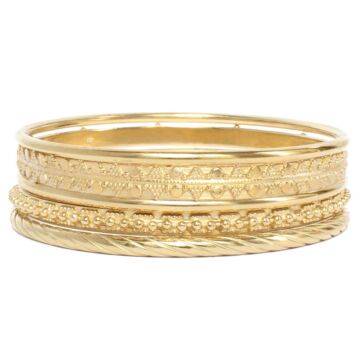 bracelet Jonc plaqué or | bracelet doré femme