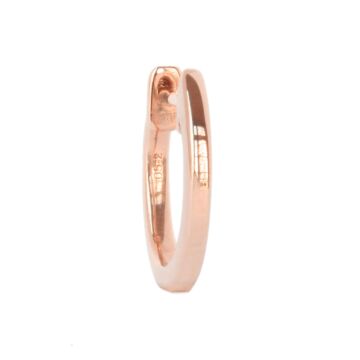 mini creole 8 mm or rose 18 carats