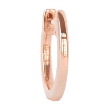 mini creole or rose 18 carats 10 mm