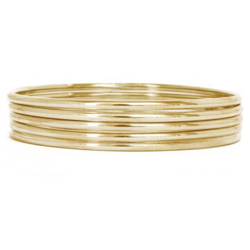 bracelet Jonc plaqué or | bracelet doré femme