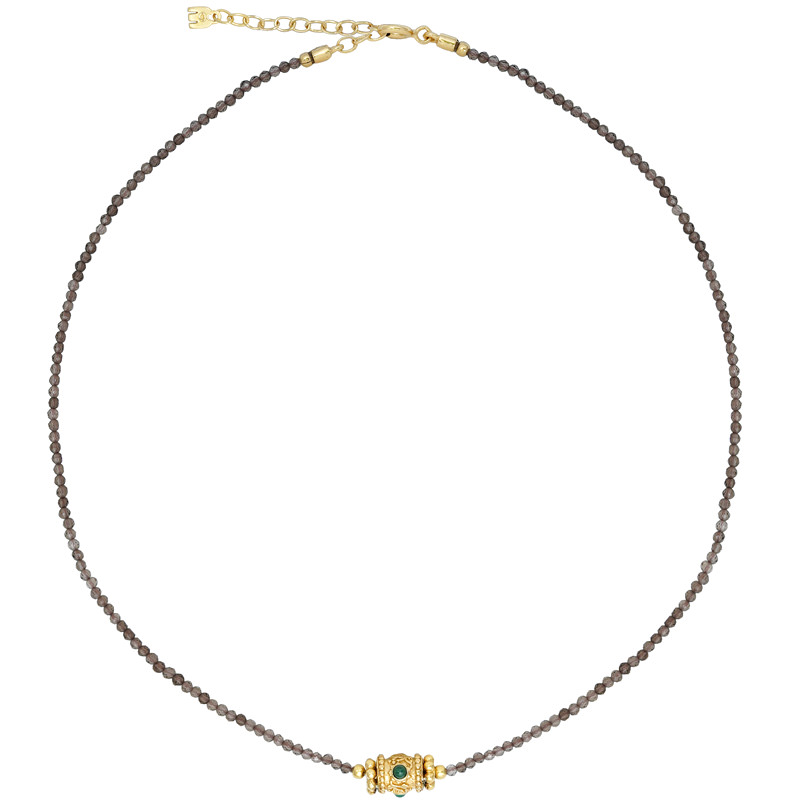 Ras de cou Rakhi Yuvi Quartz fumé