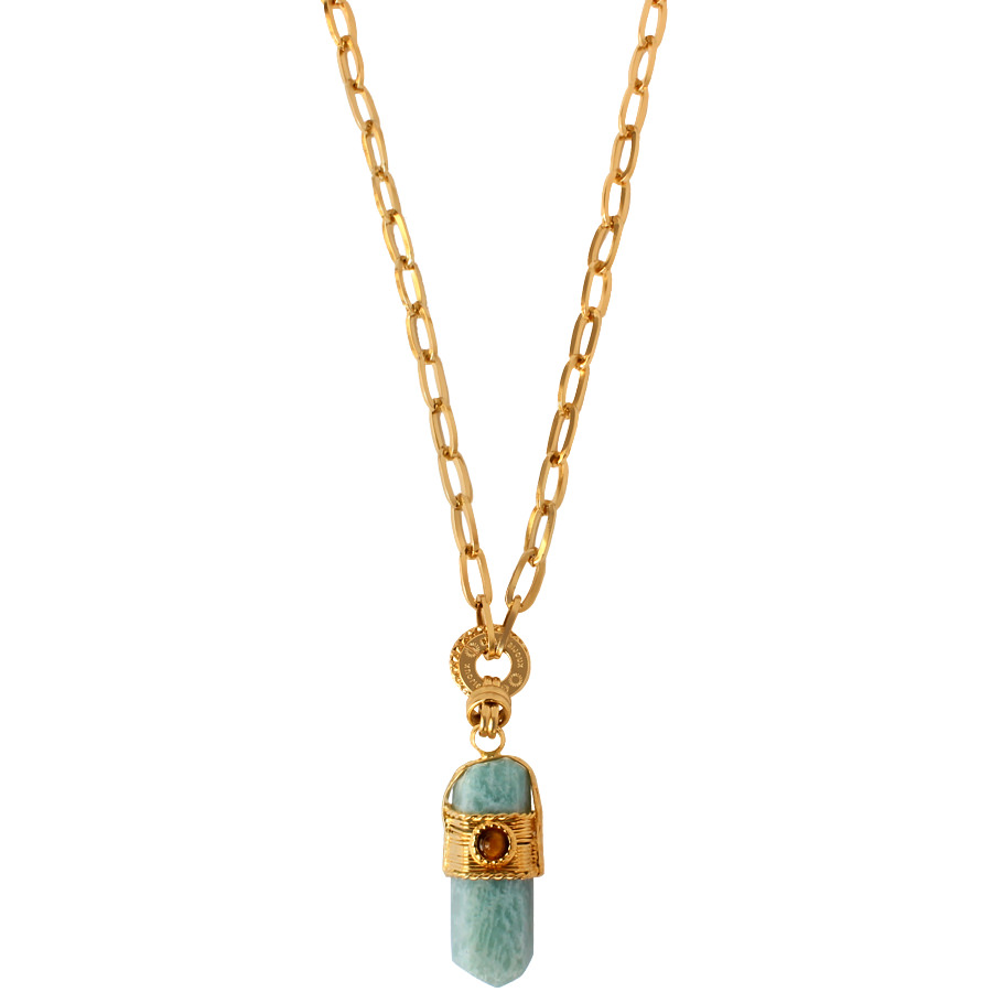 Sautoir Aventura Amazonite