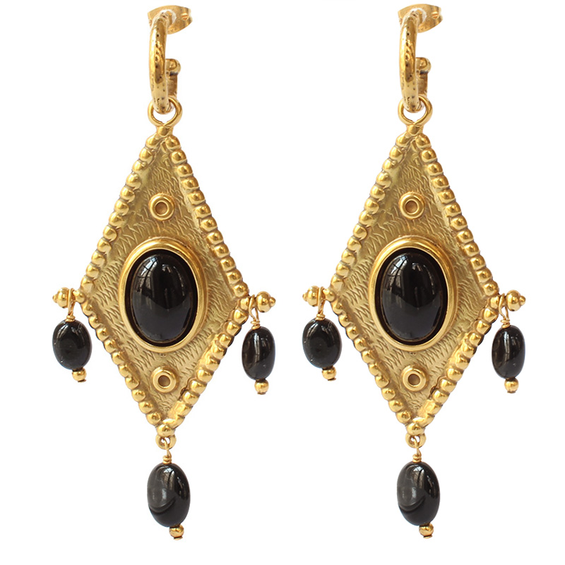Boucles d'oreilles losange Essaouira