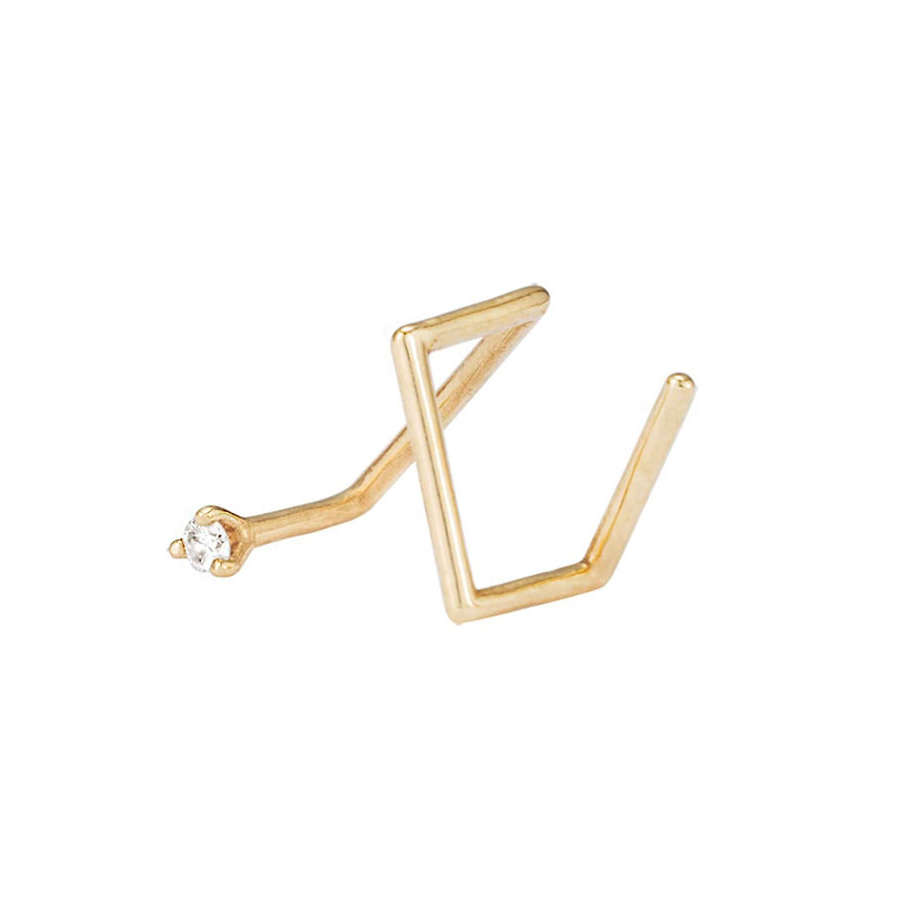 Boucle d'oreille big Z